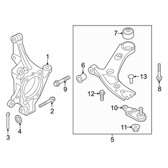 Kia OE - Front Suspension - Suspension Components (FWD)