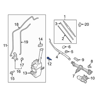 Kia OE - Headlight Mounting Bolt