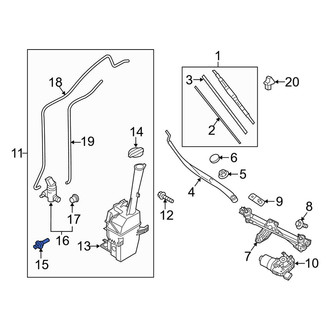 Kia OE - Washer Fluid Level Sensor