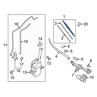 Kia OE - Rear Wiper Blade