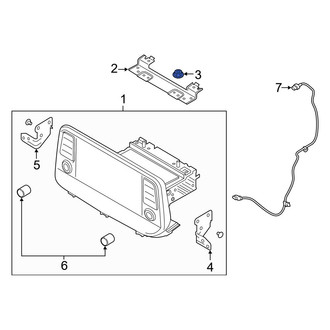 Kia OE - GPS Navigation System Nut