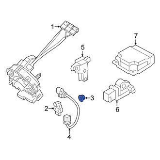 Kia OE - Air Bag Impact Sensor Nut
