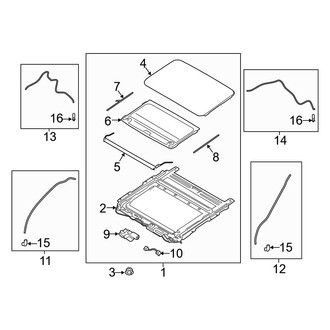 Kia OE - Roof - Sunroof (With Dual Sunroof, Front), (SX)