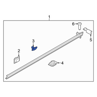 Kia OE - Rocker Panel Molding Clip