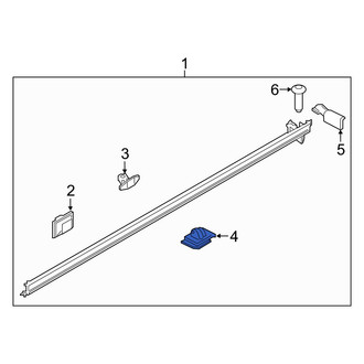 Kia OE - Rocker Panel Molding Clip