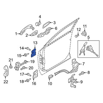 Kia OE - Front Right Lower Door Hinge