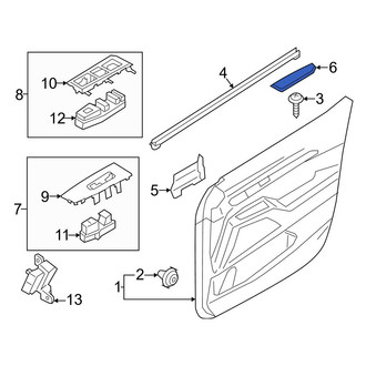 Kia OE - Rear Right Exterior Door Handle Cover
