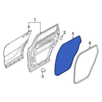 Kia OE - Rear Left Outer Door Seal