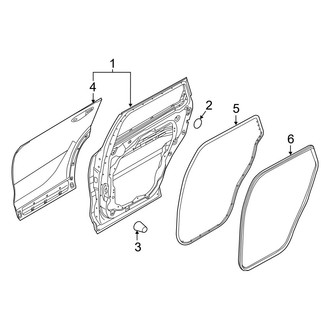 Kia OE - Rear Door - Door & Components