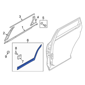 Kia OE - Front Left Door Molding