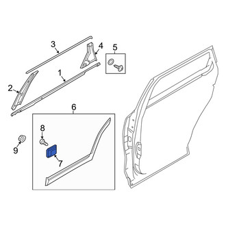 Kia OE - Liftgate Finish Panel Clip