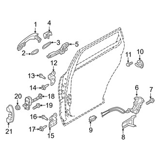 Kia OE - Rear Door - Lock & Hardware
