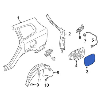 Kia OE - Rear Fuel Filler Door