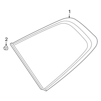 Kia OE - Quarter Panel - Glass (EX / SX)