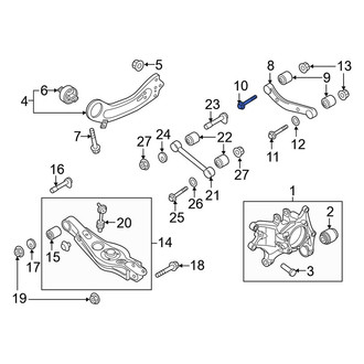 Kia OE - Upper Suspension Control Arm Bolt