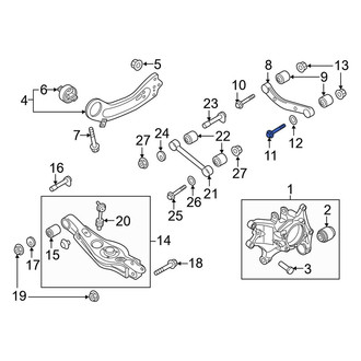 Kia OE - Upper Suspension Control Arm Bolt