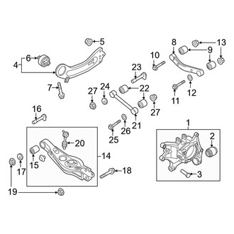Kia OE - Rear Suspension - Suspension Components (FWD)