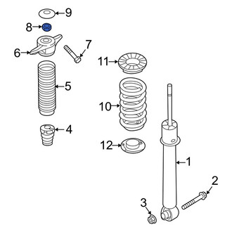 Kia OE - Upper Suspension Shock Absorber Nut