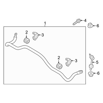 Kia OE - Rear Suspension - Stabilizer Bar & Components (FWD)