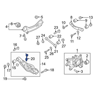 Kia OE - Rear Suspension Stabilizer Bar Link