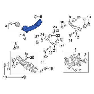 Kia OE - Rear Left Suspension Trailing Arm