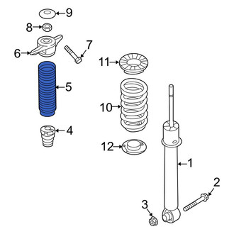 Kia OE - Rear Suspension Shock Absorber Bellows