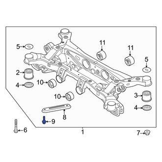 Kia OE - Suspension Crossmember Bolt