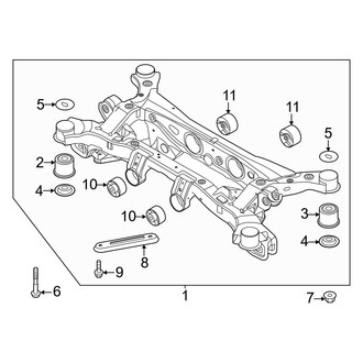 Kia OE - Rear Suspension - Suspension Mounting (AWD)