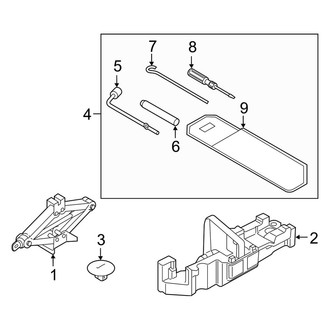 Kia OE - Rear Body & Floor - Jack & Components