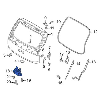 Kia OE - Rear Liftgate Latch