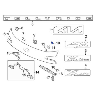 Kia OE - Liftgate Finish Panel Seal