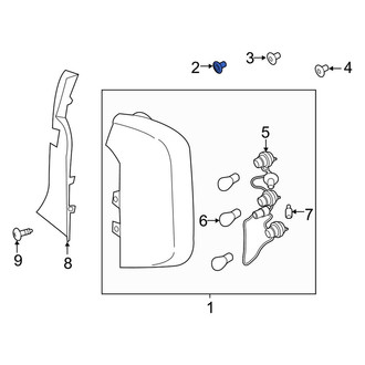 Kia OE - Tail Light Clip