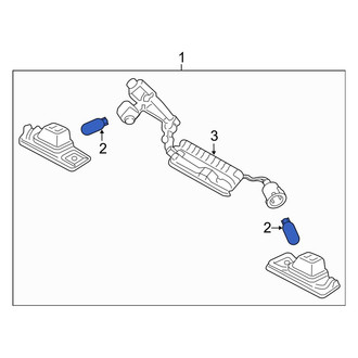 Kia OE - Rear License Plate Light Bulb