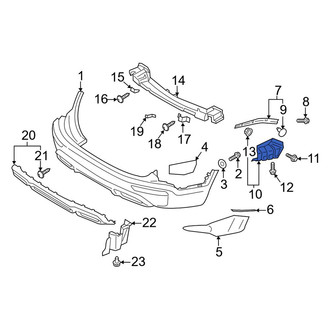Kia OE - Rear Left Lower Bumper Cover Bracket