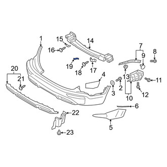 Kia OE - Lower Bumper Impact Bar Bracket