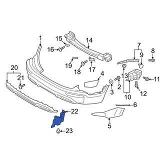 Kia OE - Rear Left Bumper Splash Shield