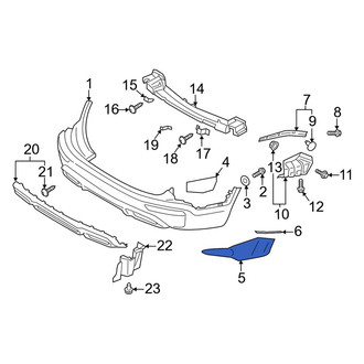 Kia OE - Rear Left Bumper Trim