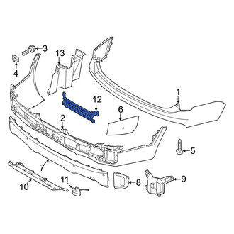 Kia OE - Rear Lower Bumper Cover Bracket