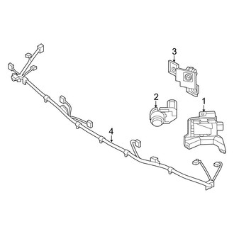 Kia OE - Rear Bumper - Electrical Components