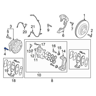 Kia OE - Axle Hub Mounting Bolt