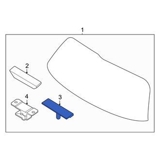 Kia OE - Back Glass Spacer