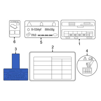 Kia OE - Air Bag Information Label