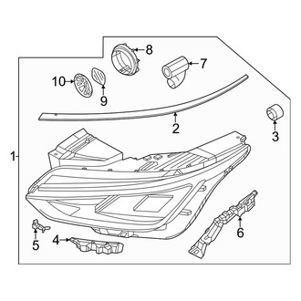 Kia OE - Front Lamps - Headlamp Components