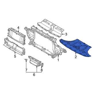 Kia OE - Front Radiator Support Splash Shield
