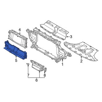 Kia OE - Front Lower Radiator Support Air Deflector