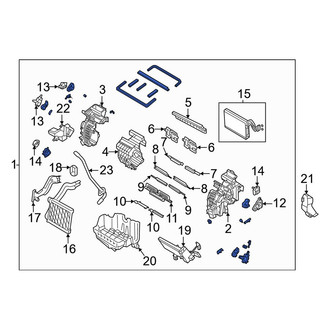 Kia OE - HVAC Unit Case Assembly