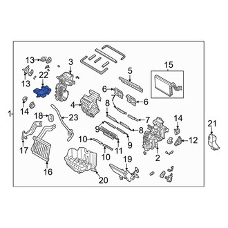 Kia OE - Front Left Lower Instrument Panel Air Duct