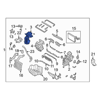 Kia OE - Left HVAC Unit Case