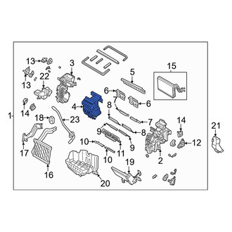Kia OE - Upper HVAC Unit Case