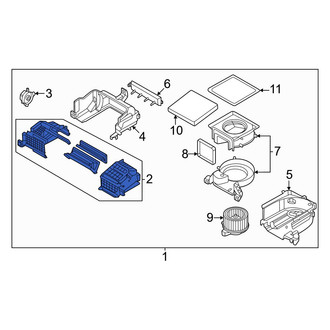 Kia OE - HVAC Air Inlet Housing